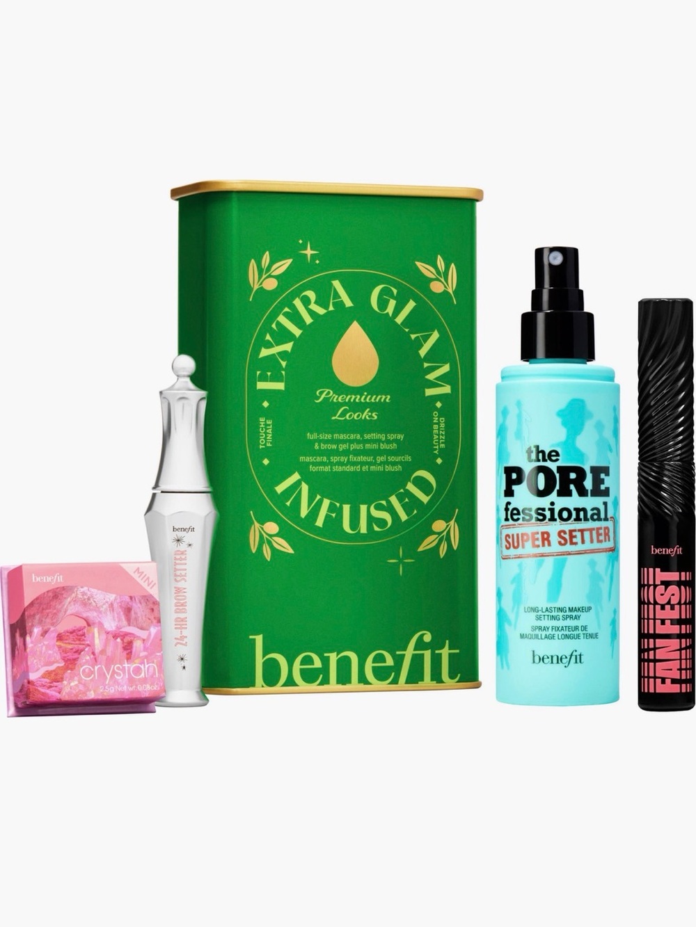 BENEFITS COSMETICS Extra Glam Infused Full Face Beauty Set $107